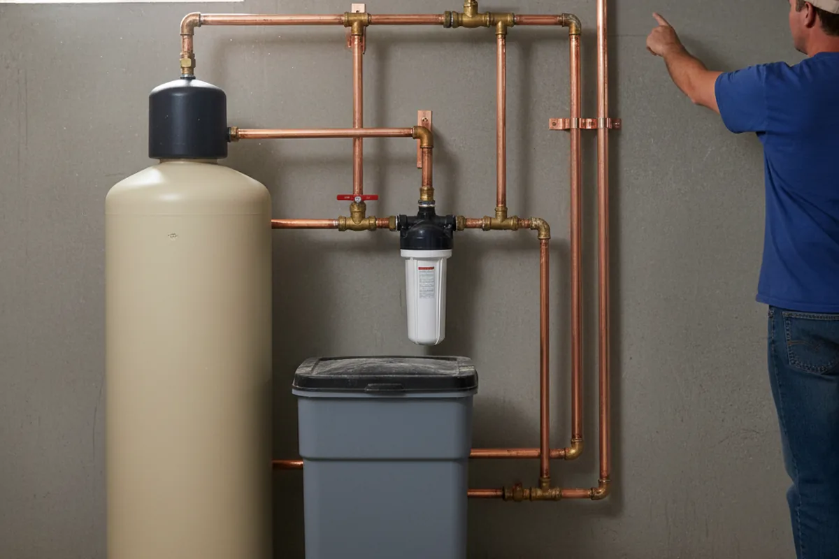 Whole-house water treatment system installed in Glenoma